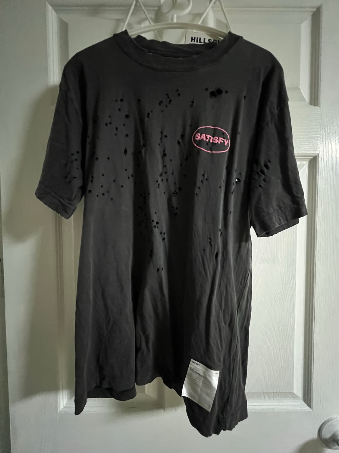 새티스파이 모스테크 티셔츠 S(1) Size black  상품이미지3