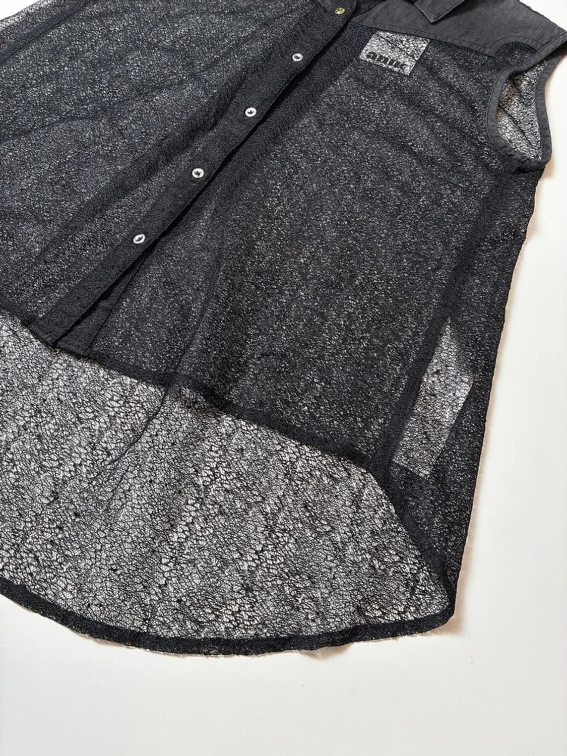 디젤 DIESEL 00's 시스루 슬리브 리스 PN8570 상품이미지3