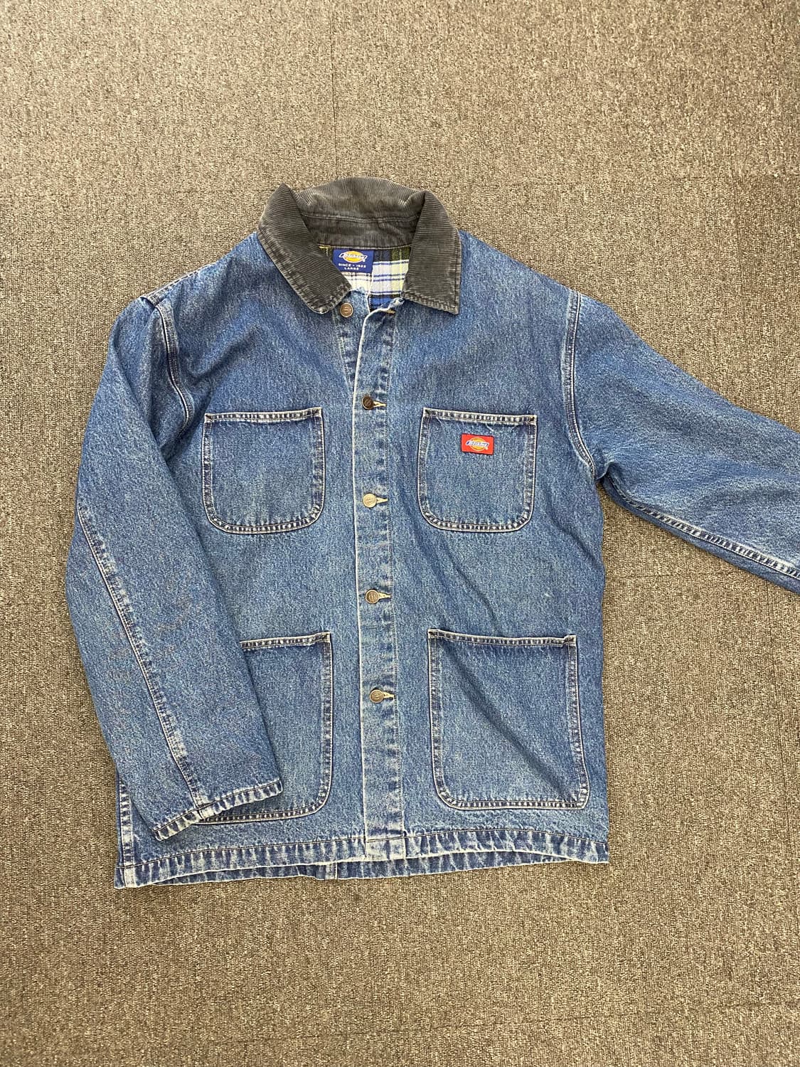 80s 디키즈 데님 워크 자켓 상품이미지1