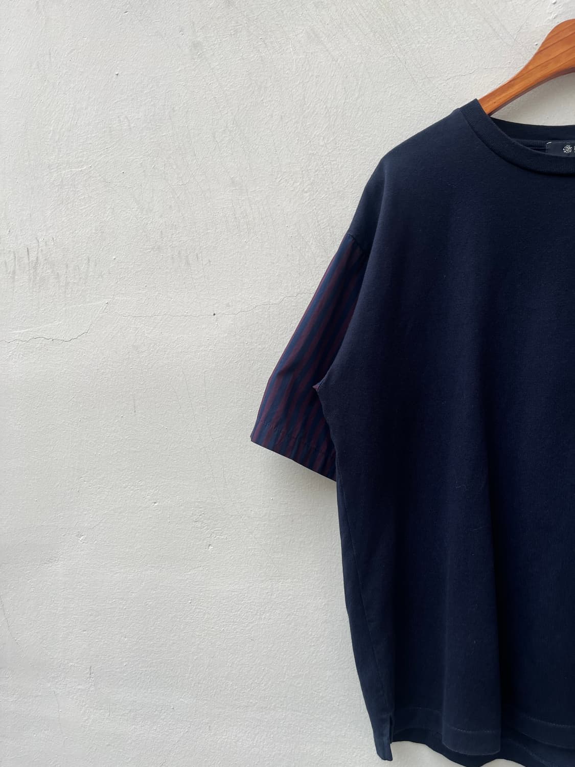 Nano Universe 스트라이프 슬리브 반팔티  상품이미지3