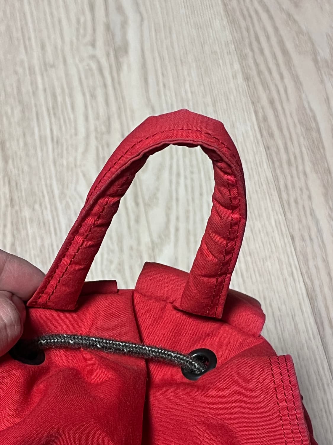 포터 빈티지 백팩 럭색 코튼 레드 상품이미지9