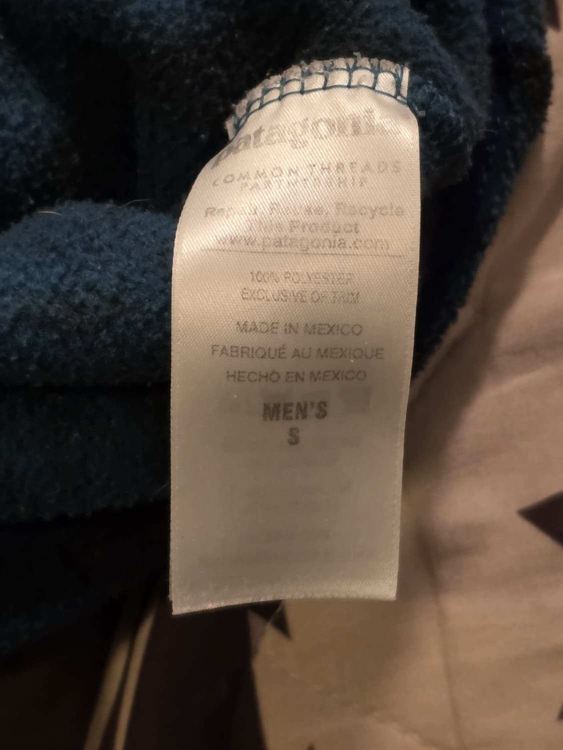 15FW 파타고니아 신칠라 스냅T 블루 지오메트릭 패턴 상품이미지6