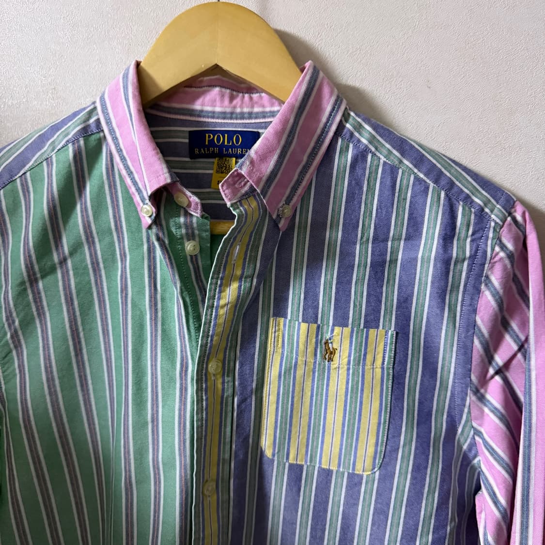 폴로 랄프로렌 멀티 스트라이프 원포켓 셔츠 M (남성 100정도) 상품이미지2