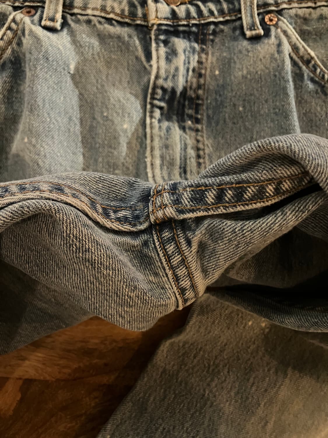 90s USA 빈티지 리바이스 505 데님 팬츠 상품이미지8