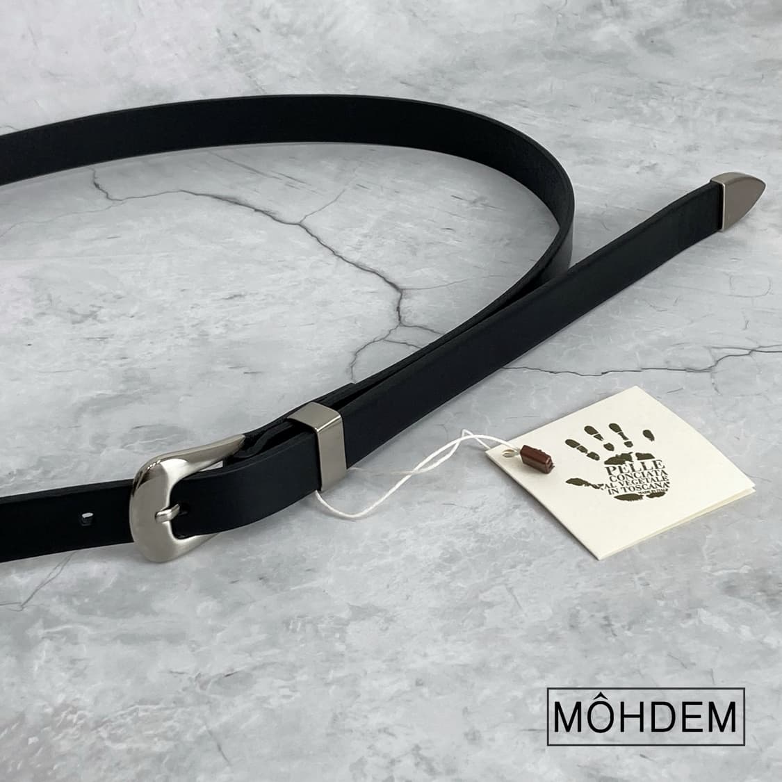 이태리 펠레 소가죽 웨스턴 벨트 20mm 상품이미지3