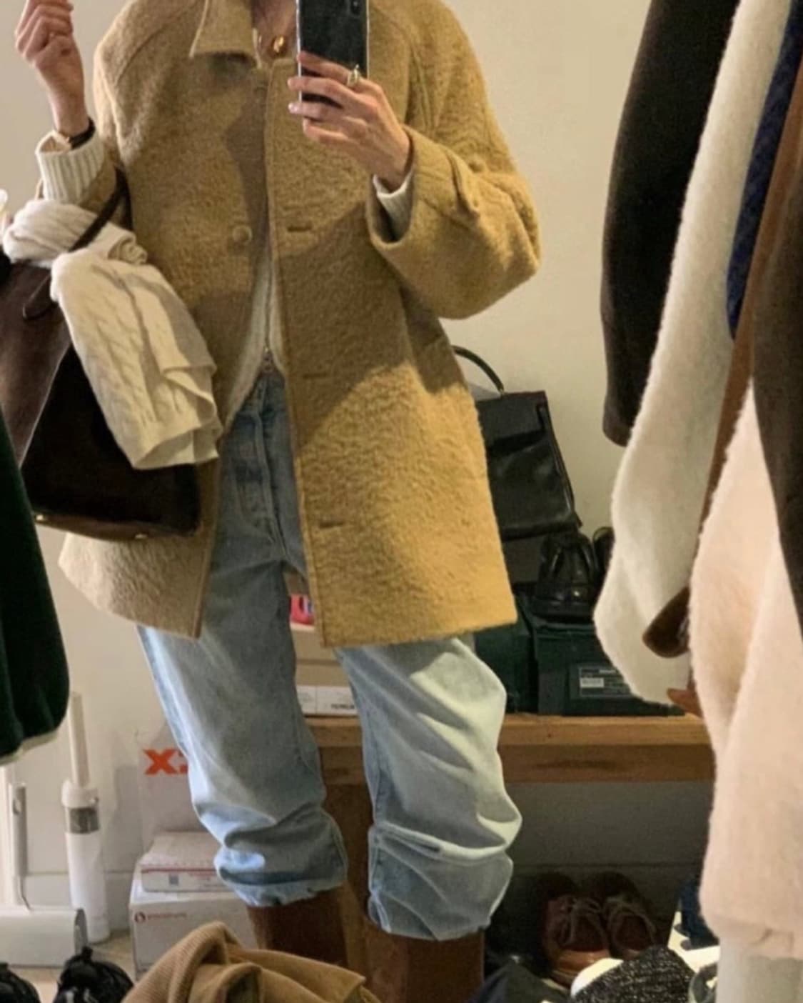 Ounce 온스 베이비 알파카 캐롤 코트 새상품 상품이미지1