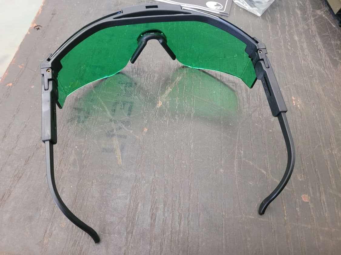 미 빈티지 레이저 보호 안전 고글 상품이미지3