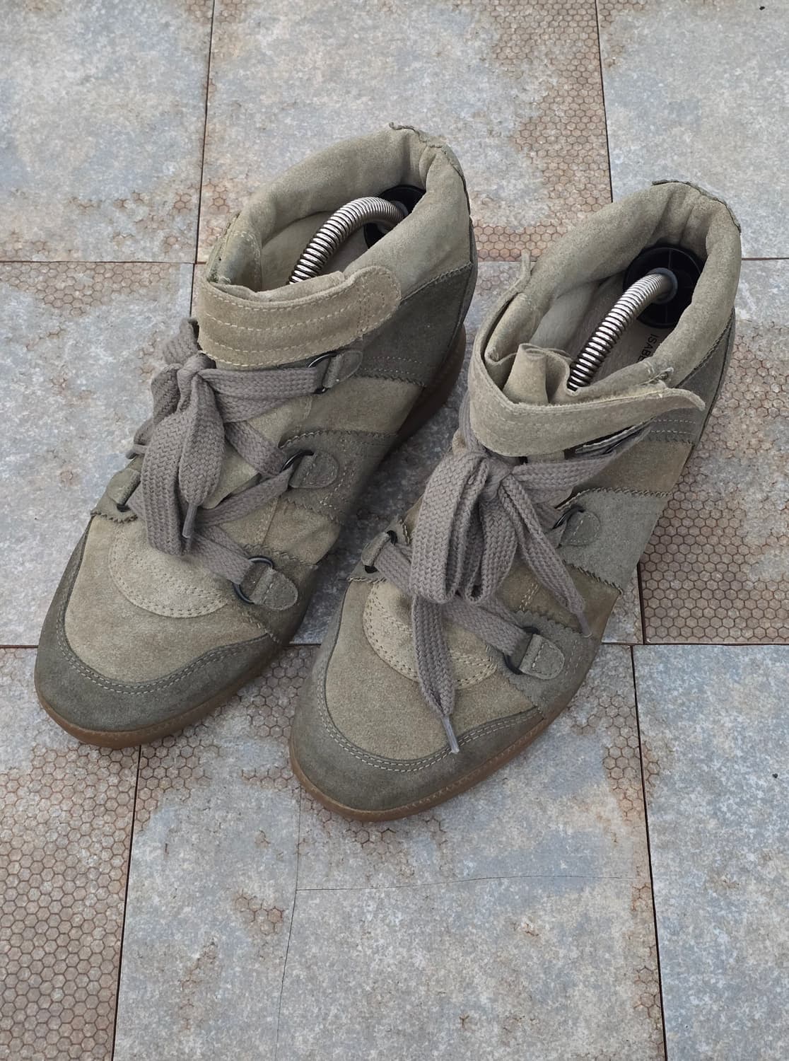 (250)이자벨마랑 바비 카키 스니커즈  상품이미지1