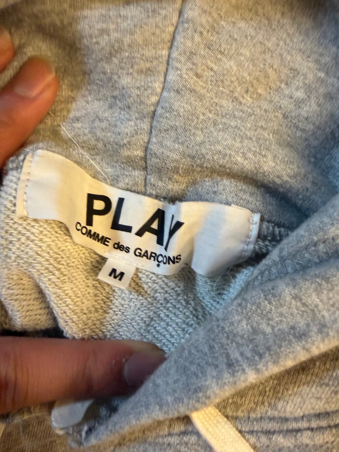 꼼데가르송 후드집업 M 상품이미지3