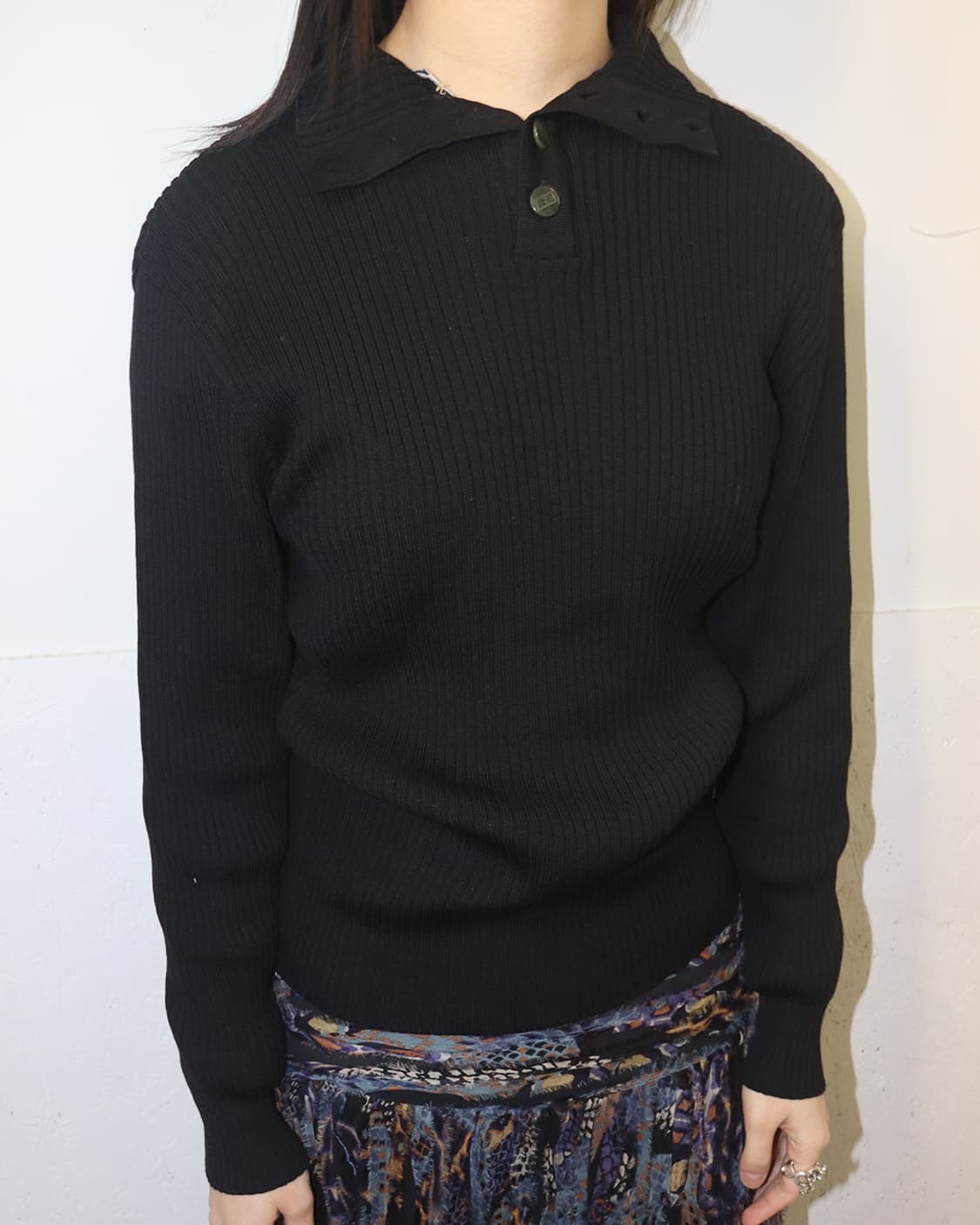 펜디 리브드 롤 넥 니트 상품이미지3