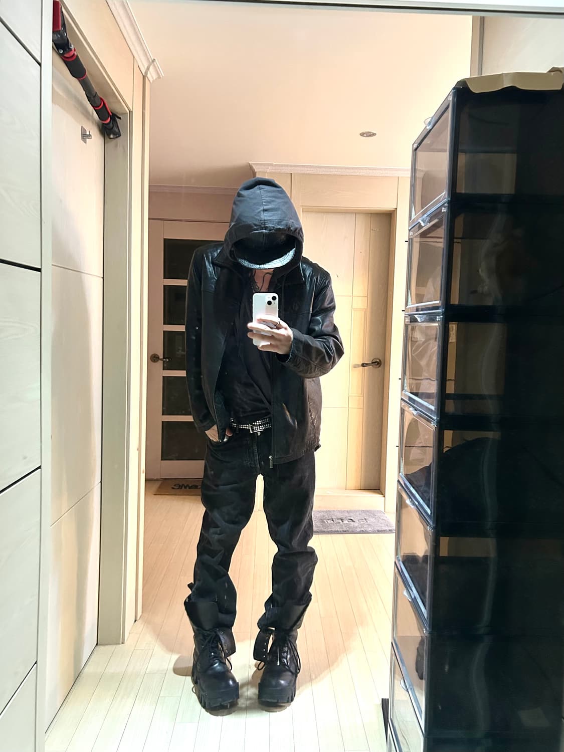 1996 Metal Black Straight Fit Pants 상품이미지2