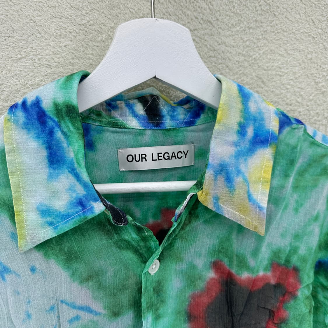 아워레가시 초크 플라워 프린트 어보브 셔츠 멀티 상품이미지2