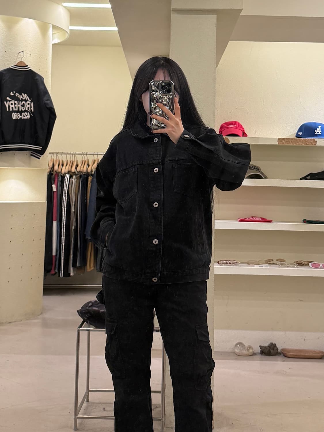 파르티멘토 블랙 데님 자켓 U1575 상품이미지1