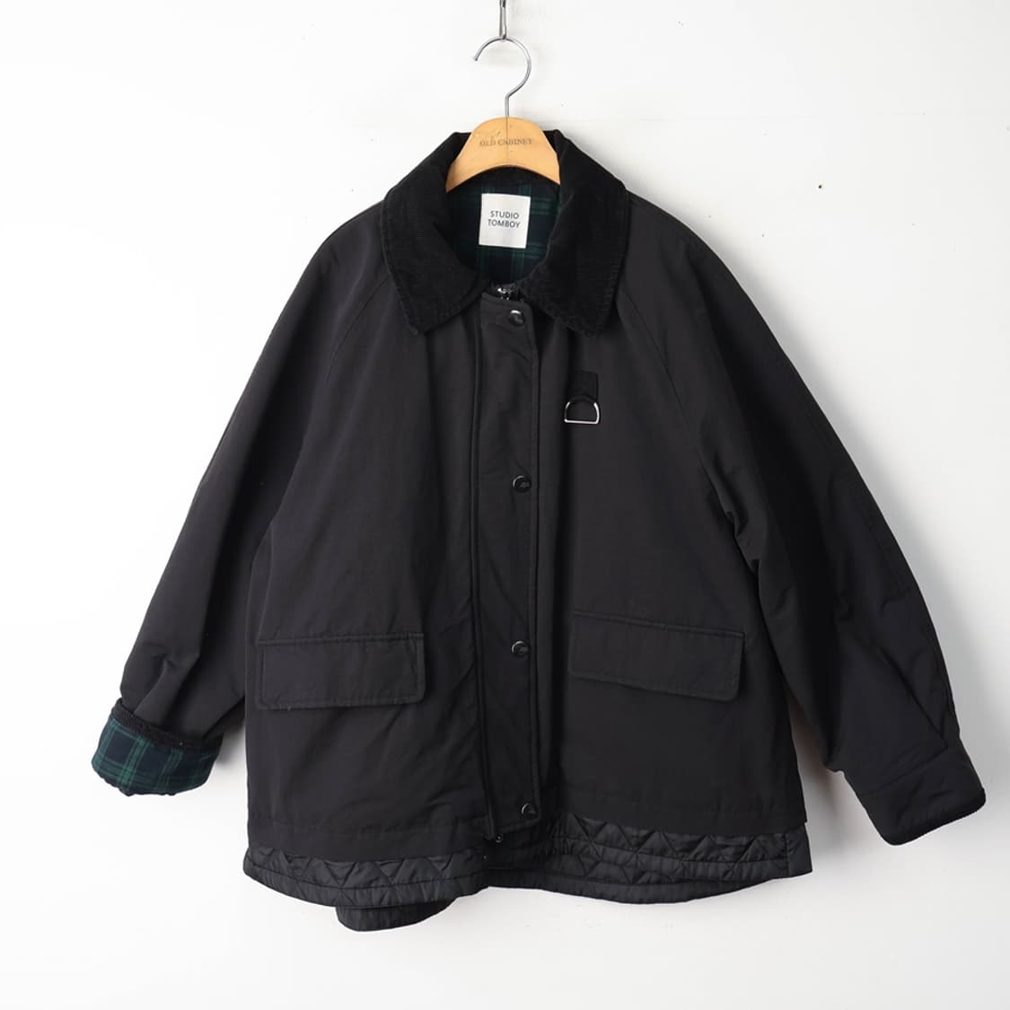 F/스튜디오톰보이 퀼팅배색 헌팅자켓 상품이미지1