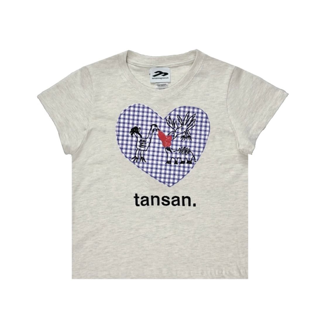 철님보석함x탄산 마그네슘 세마리 반팔 아이보리 상품이미지1