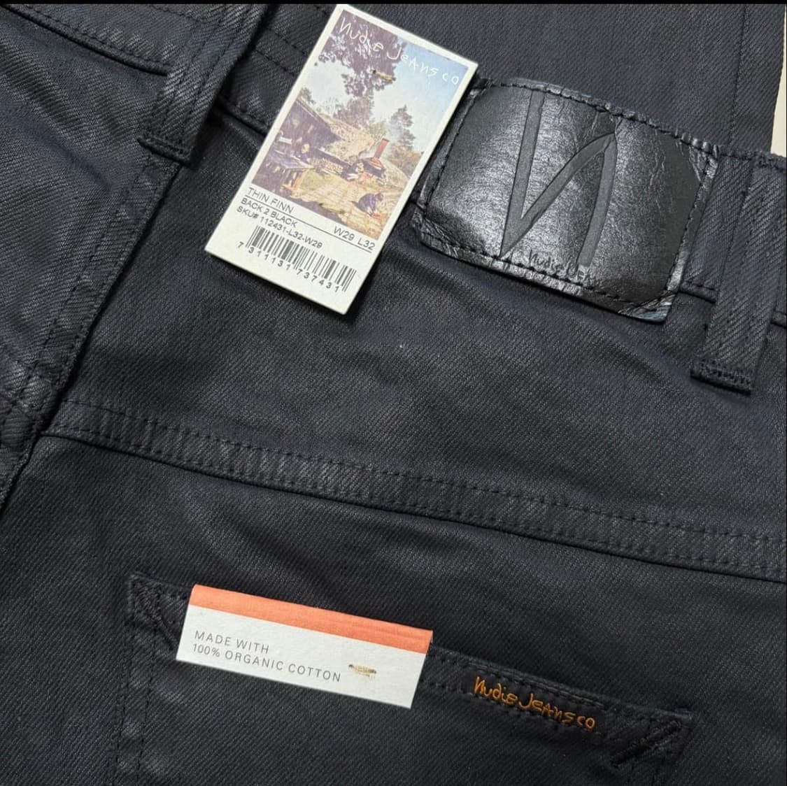 Nudie jeans thin fit / Black coated 30 상품이미지1