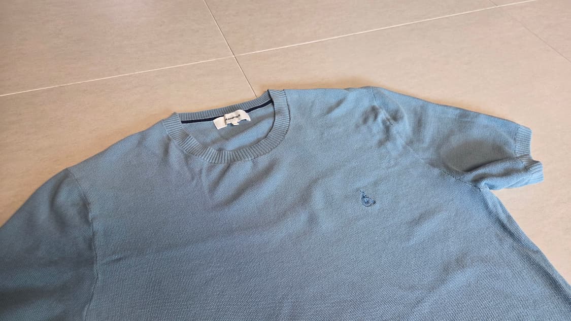 빈폴 젠틀 라운드 니트 반팔 티셔츠 상품이미지4