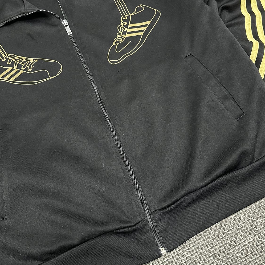 아디다스 00s Y2K 올드스쿨 골드라인 빈티지 져지 100 상품이미지5