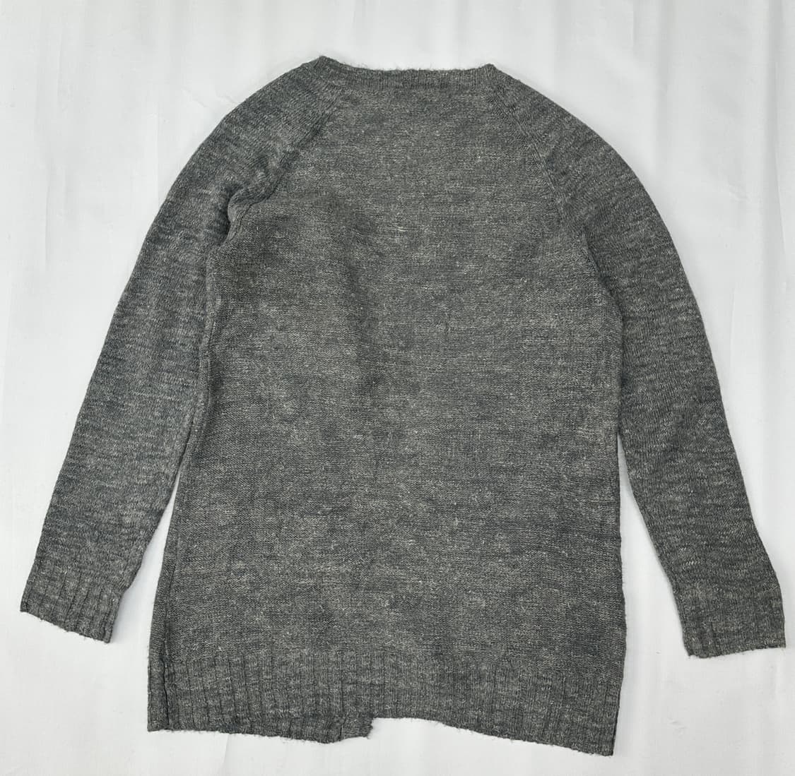 🩶사와코의 그레이 코디세트🩶 가디건 체크 셔츠 일본 빈티지 그런지 상품이미지5