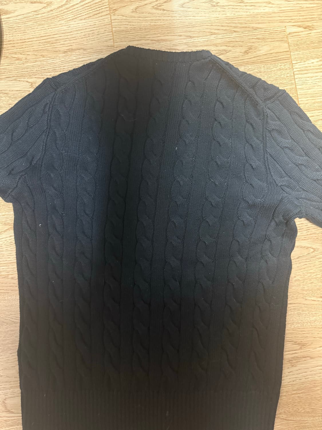 폴로 케이블 니트 코튼 스웨터 상품이미지2