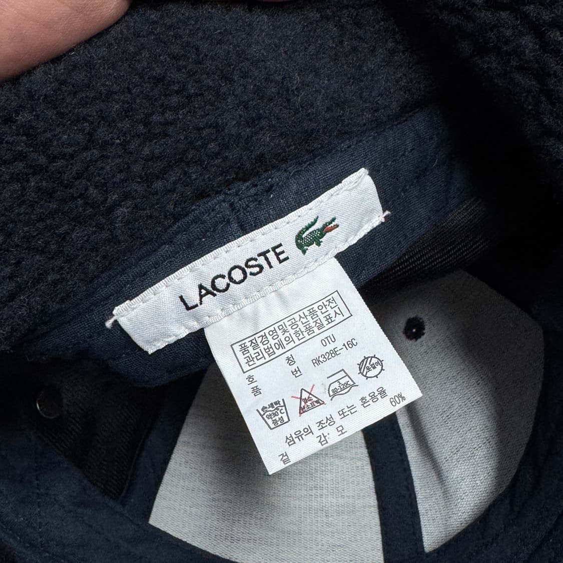 라코스테 울 후리스 군밤모자 볼캡  상품이미지6