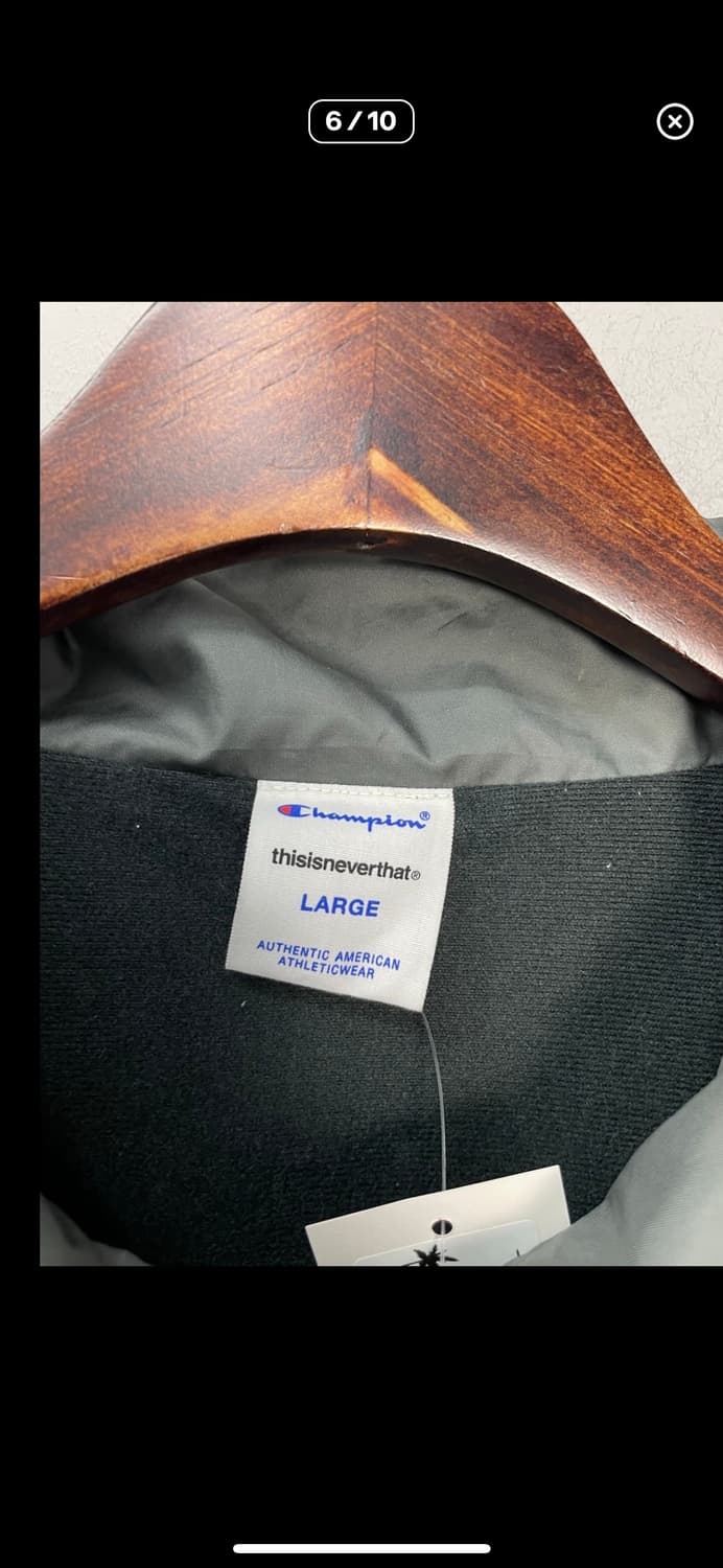 챔피온 X 디스이즈네버댓 22fw 콜라보레이션 코치 재킷 A2417 상품이미지6