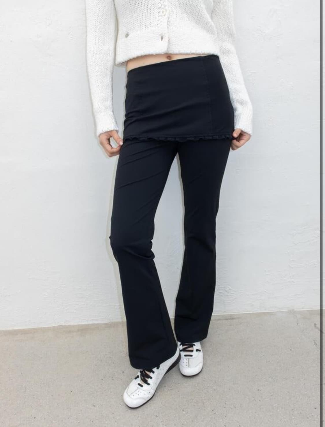 타낫 셔링 레이어드 팬츠 M 상품이미지1