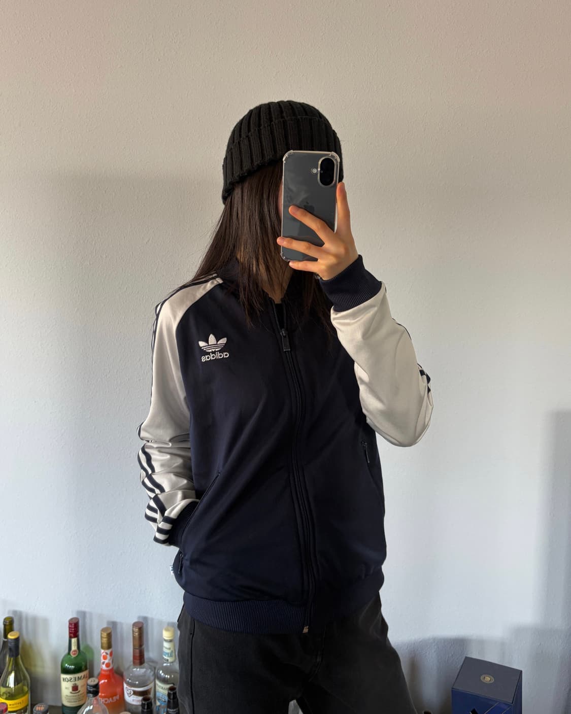 [M]아디다스 레오파드 홍지윤 트레포일 트랙탑 져지 상품이미지3