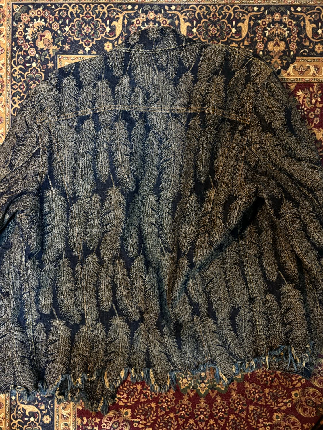 캐피탈 페더 12온즈 맥파이 데님 3rd 자켓 인디고 3사이즈 상품이미지2