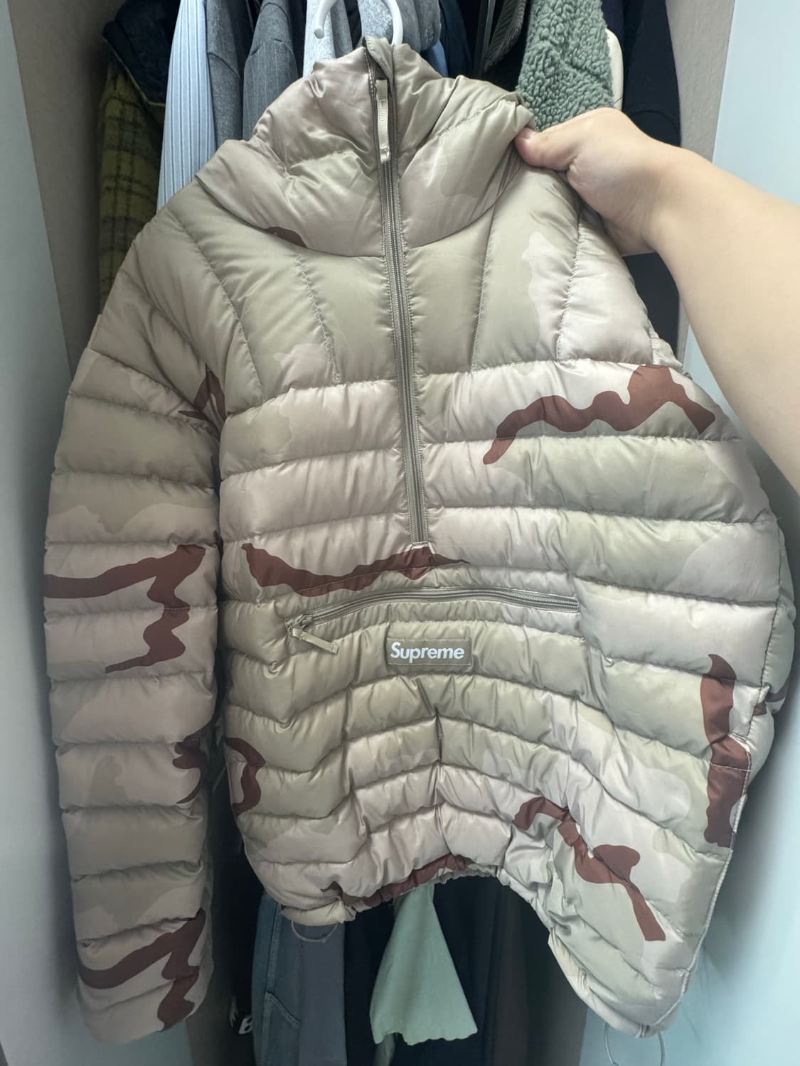 [m]24f/w 슈프림 마이크로 다운 패딩 상품이미지1