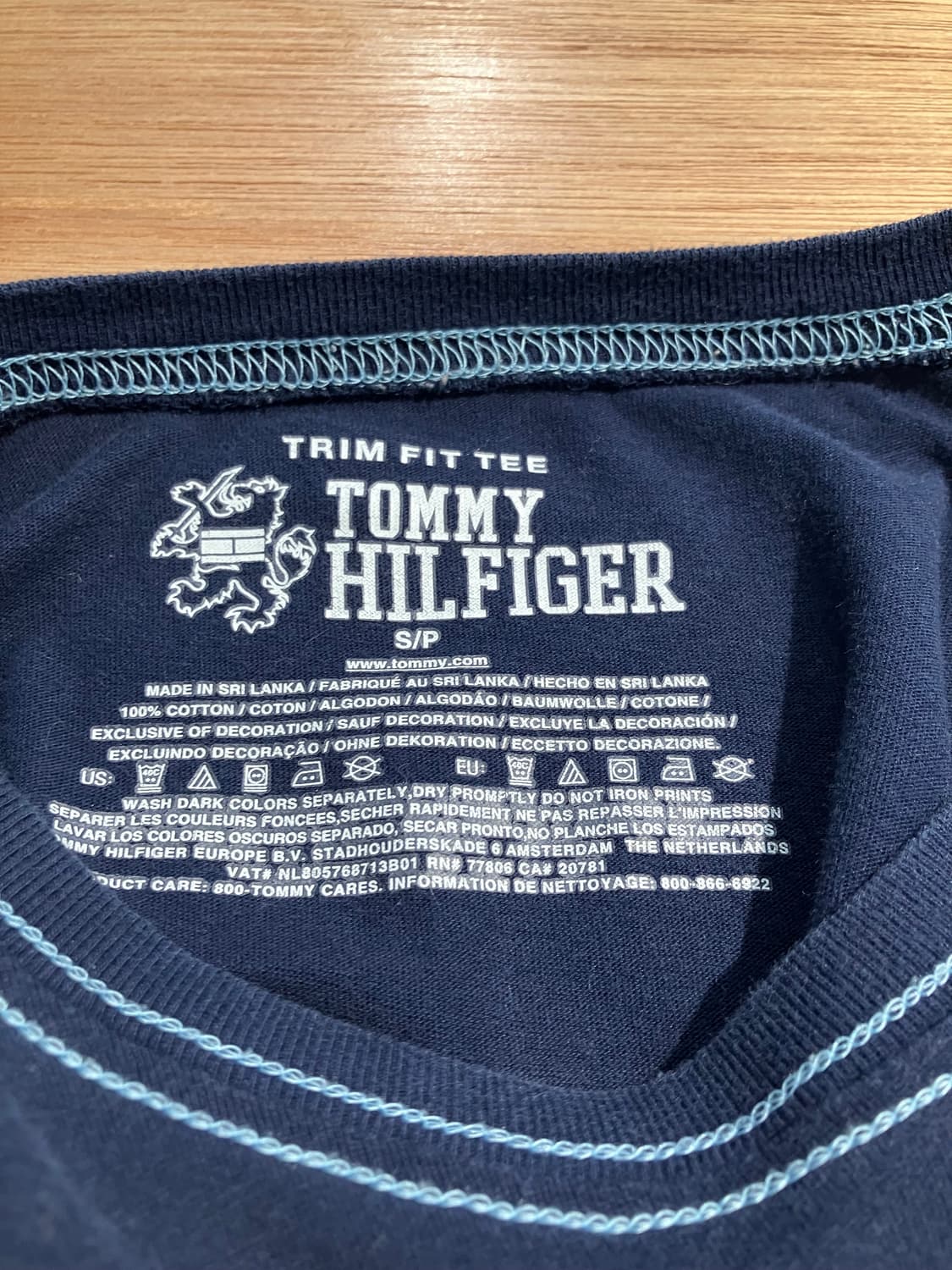 Tommy Hilfiger 미니멀 라인 반팔 티셔츠 S 상품이미지4