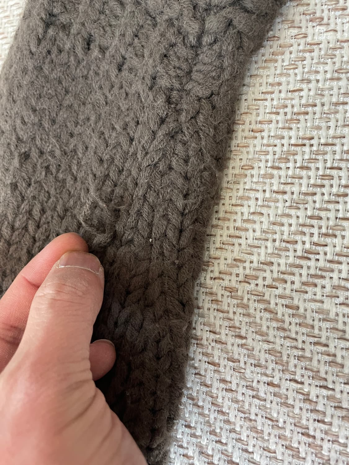 00s 마리떼 프랑소와 저버 브라운 버튼 디테일 니트 후드 J03854 상품이미지8