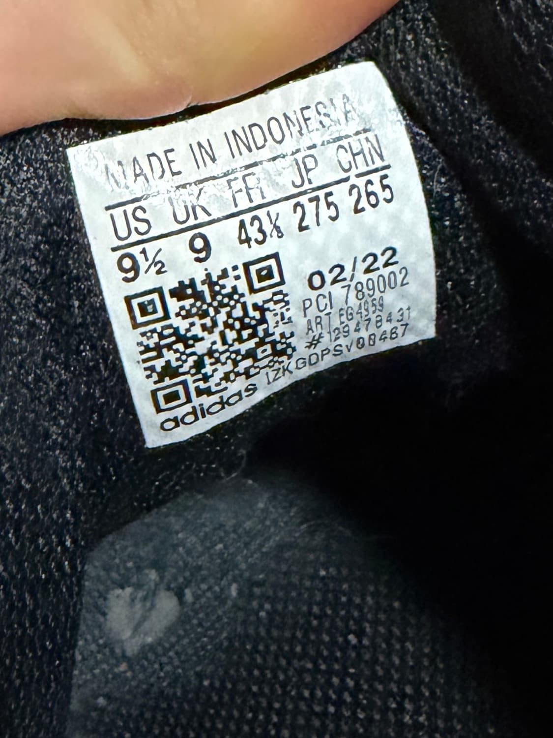 급처 아디다스 슈퍼스타 블랙 275 판매 상품이미지5