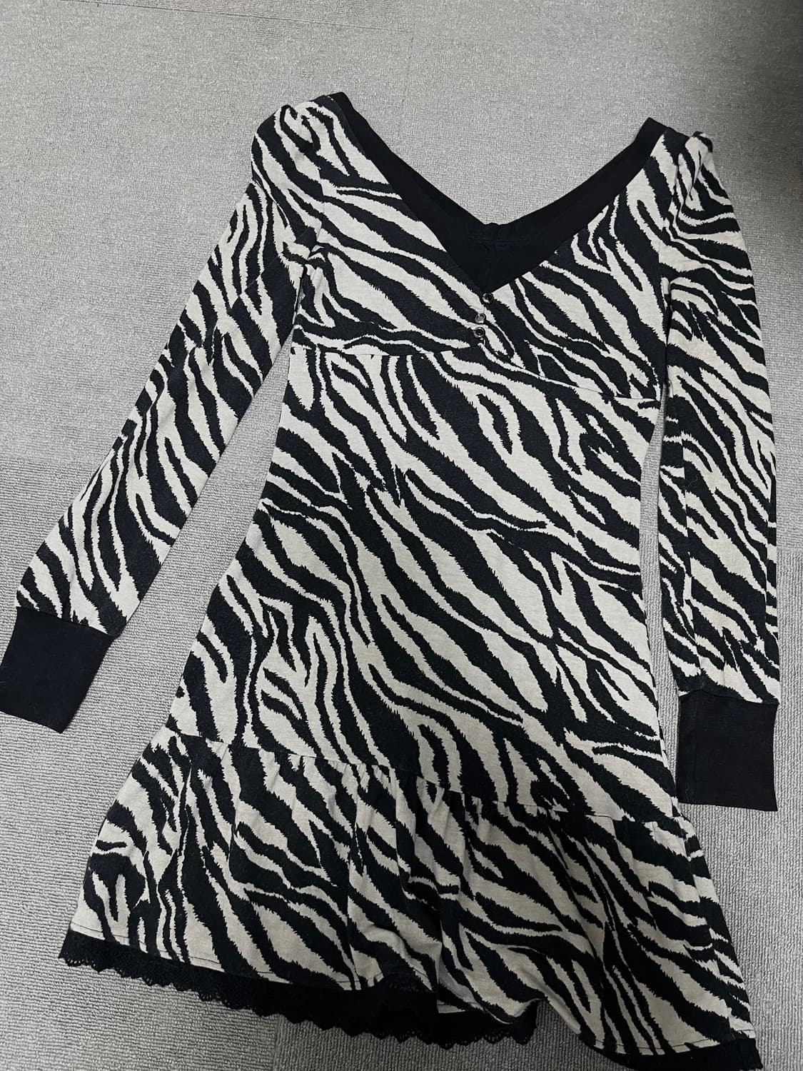 호피 원피스 갸루 오네갸루 상품이미지2