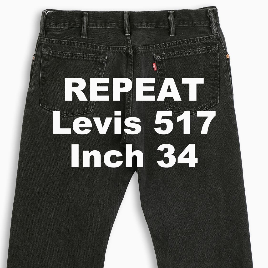 빈티지 리바이스 517 흑청 블랙진 34 인치 LV51736194 상품이미지1