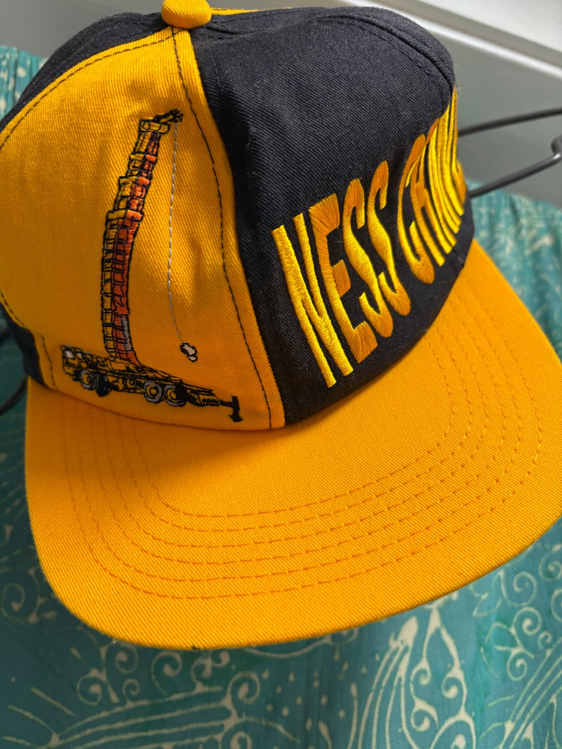 빈티지 Crane yellow trucker cap 상품이미지1