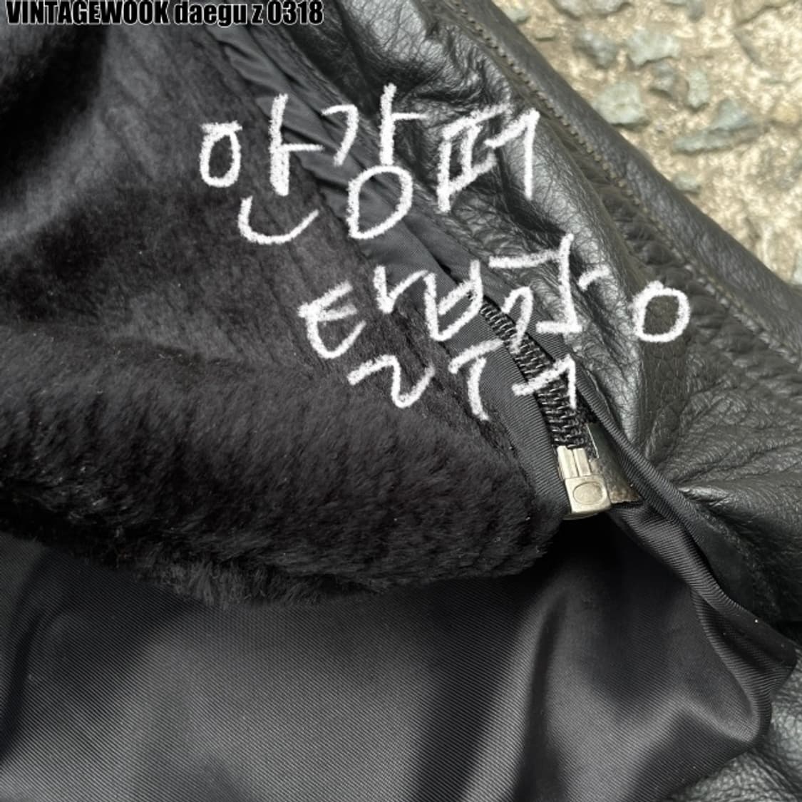 VTG 레더 가죽 봄버자켓 105 상품이미지6