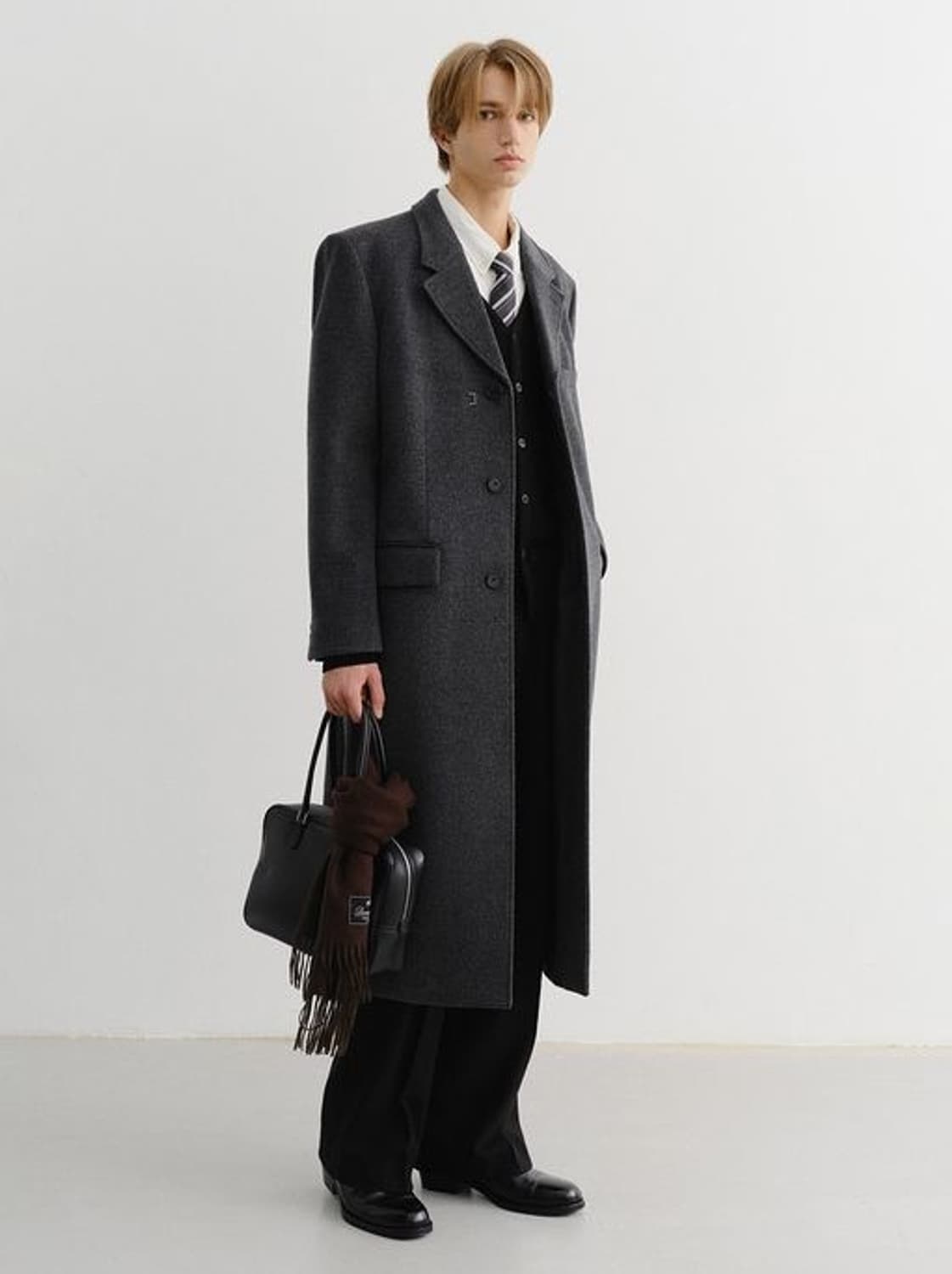 던스트포맨/CASHMERE COAT CHARCOAL GREY/XL 상품이미지1