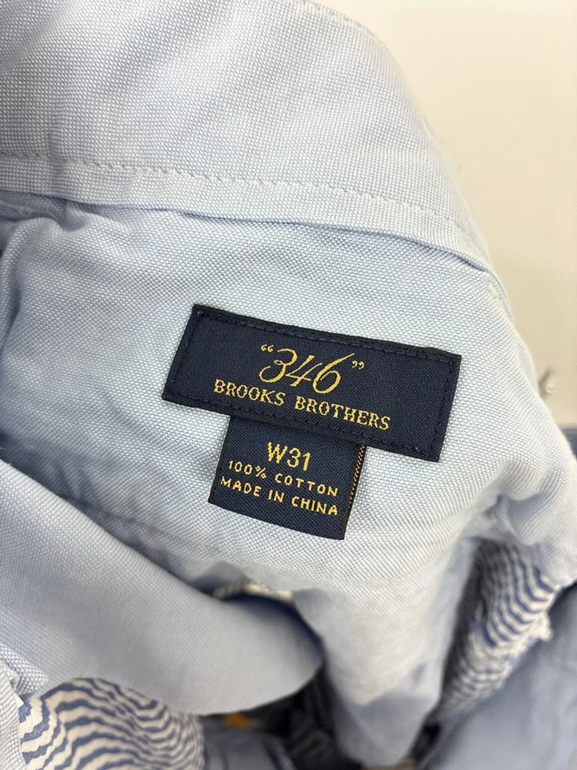 브룩스브라더스 스트라이프 시어사커 코튼 반바지 PN9781 상품이미지7