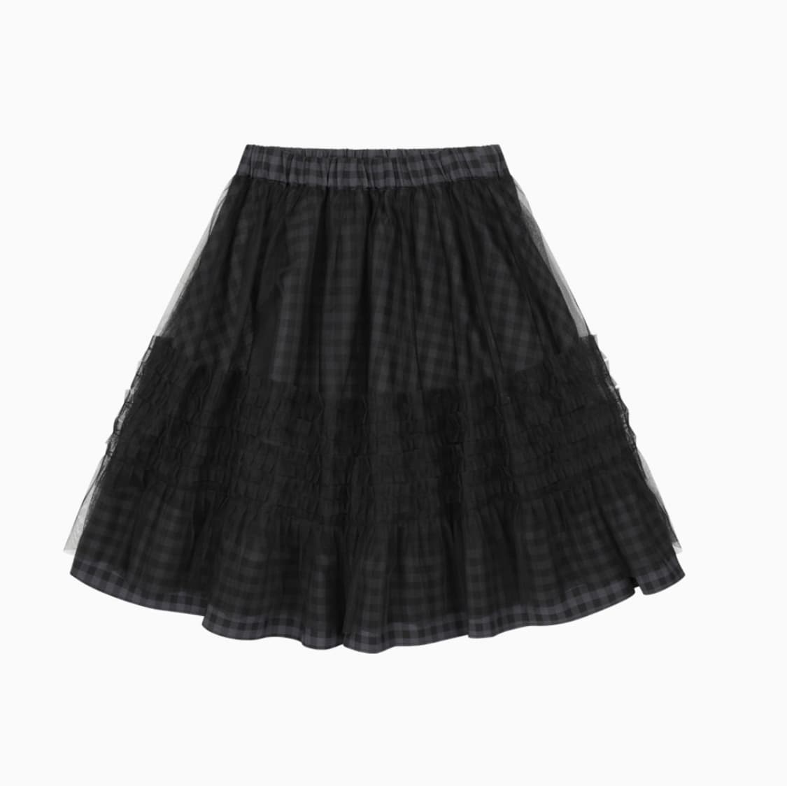 오헤시오 스커트  LAYERED SHEER FRILL SKIRT 상품이미지1