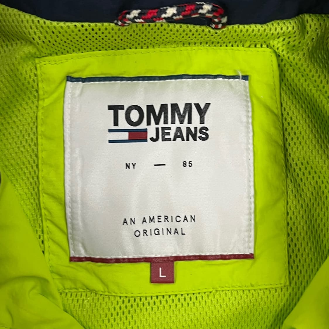 [정품/L] 타미힐피거 형광색 아노락 바람막이 b10 상품이미지5