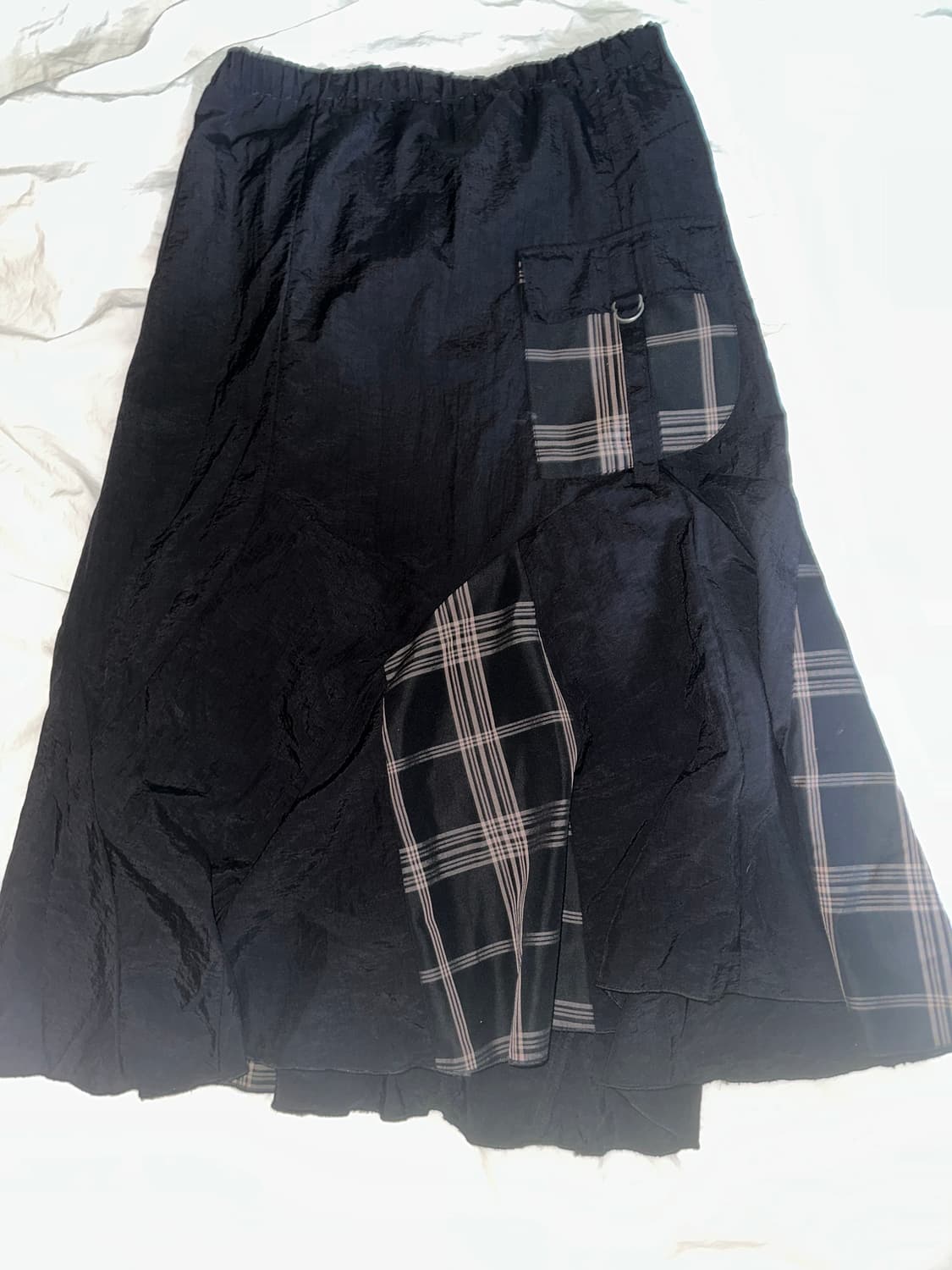 일본빈티지 프네우마르 체크패턴롱스커트 니혼진깔 너드모리  상품이미지1
