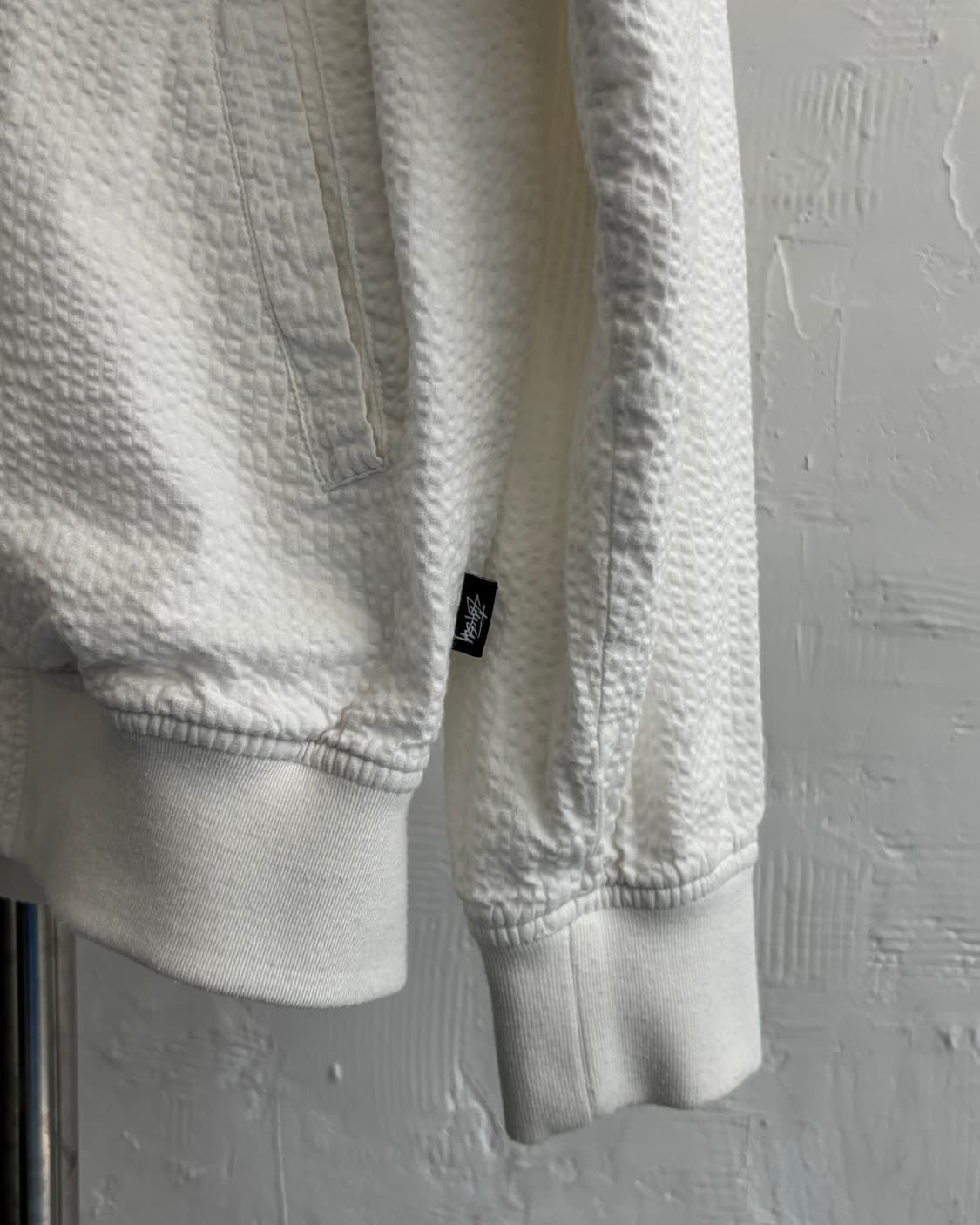 Stussy 스투시 스탁 로고 화이트 시어서커 자켓 상품이미지6