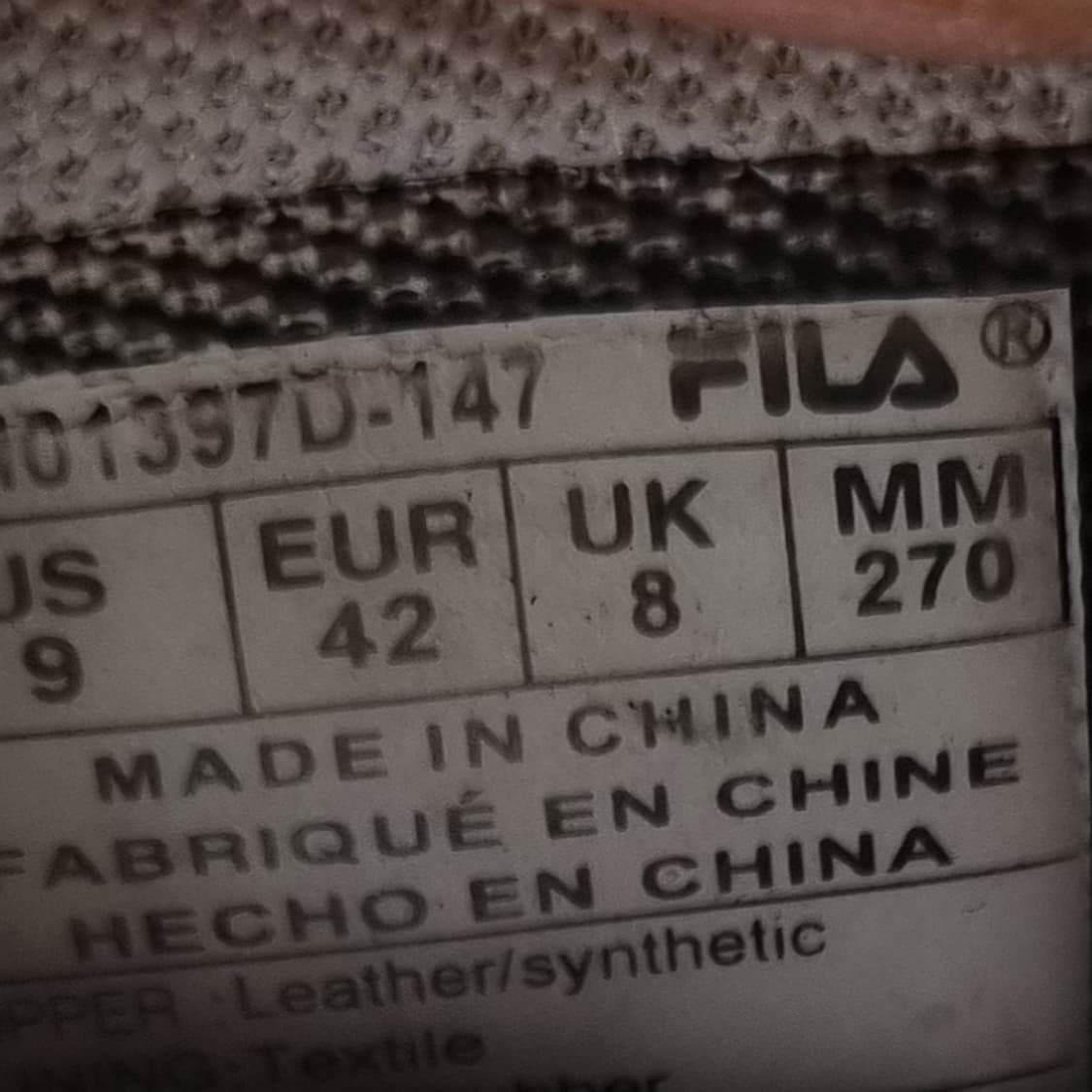 휠라 코트 플럼피 남성운동화270  상품이미지5