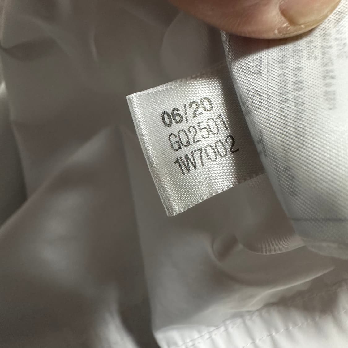 ✨ (바배) 아디다스 파이어버드 백로고 화이트 롱 바람막이  상품이미지5