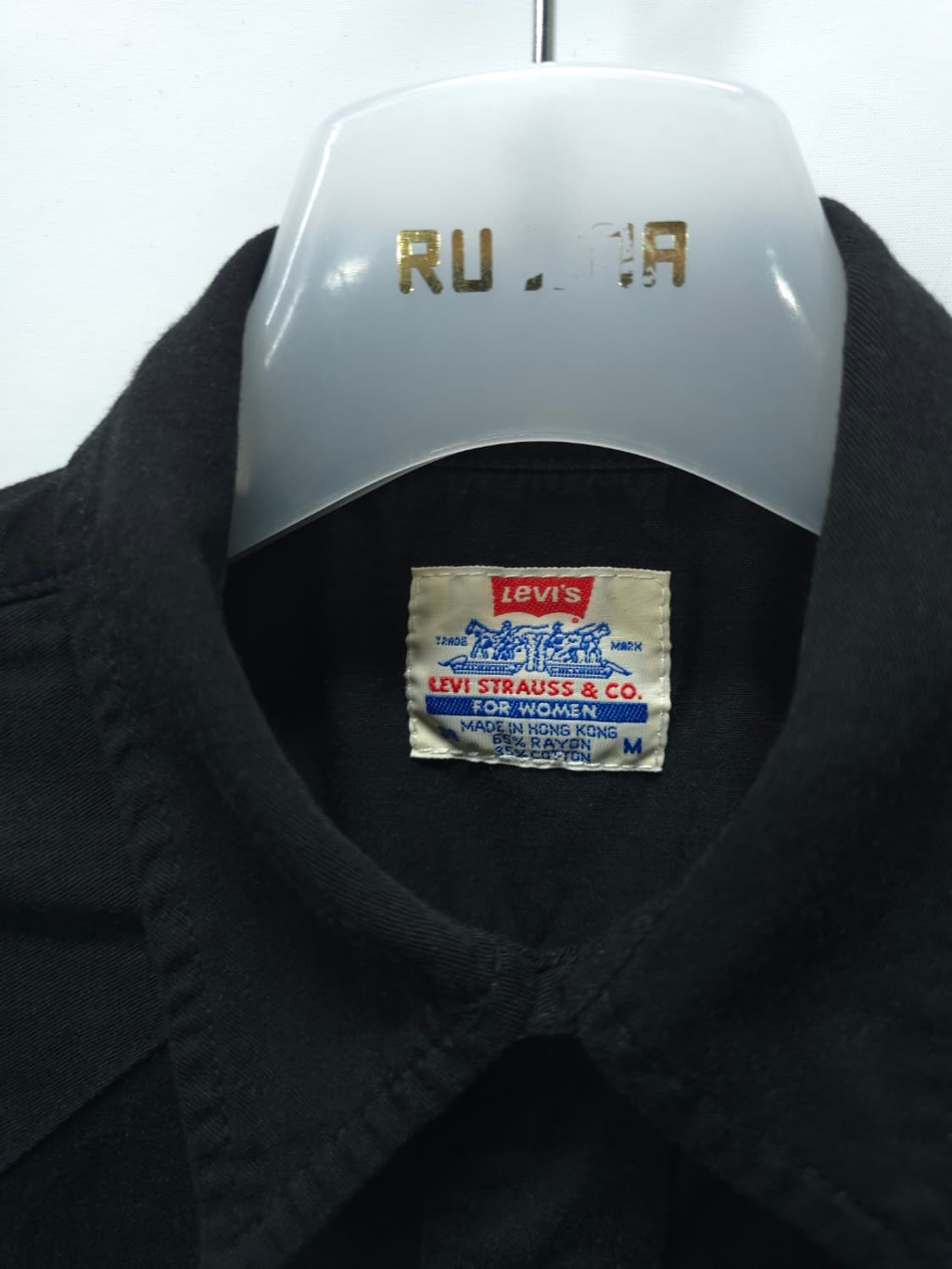 리바이스 80's 정통 웨스턴 셔츠 블랙 (55~55반) 상품이미지5