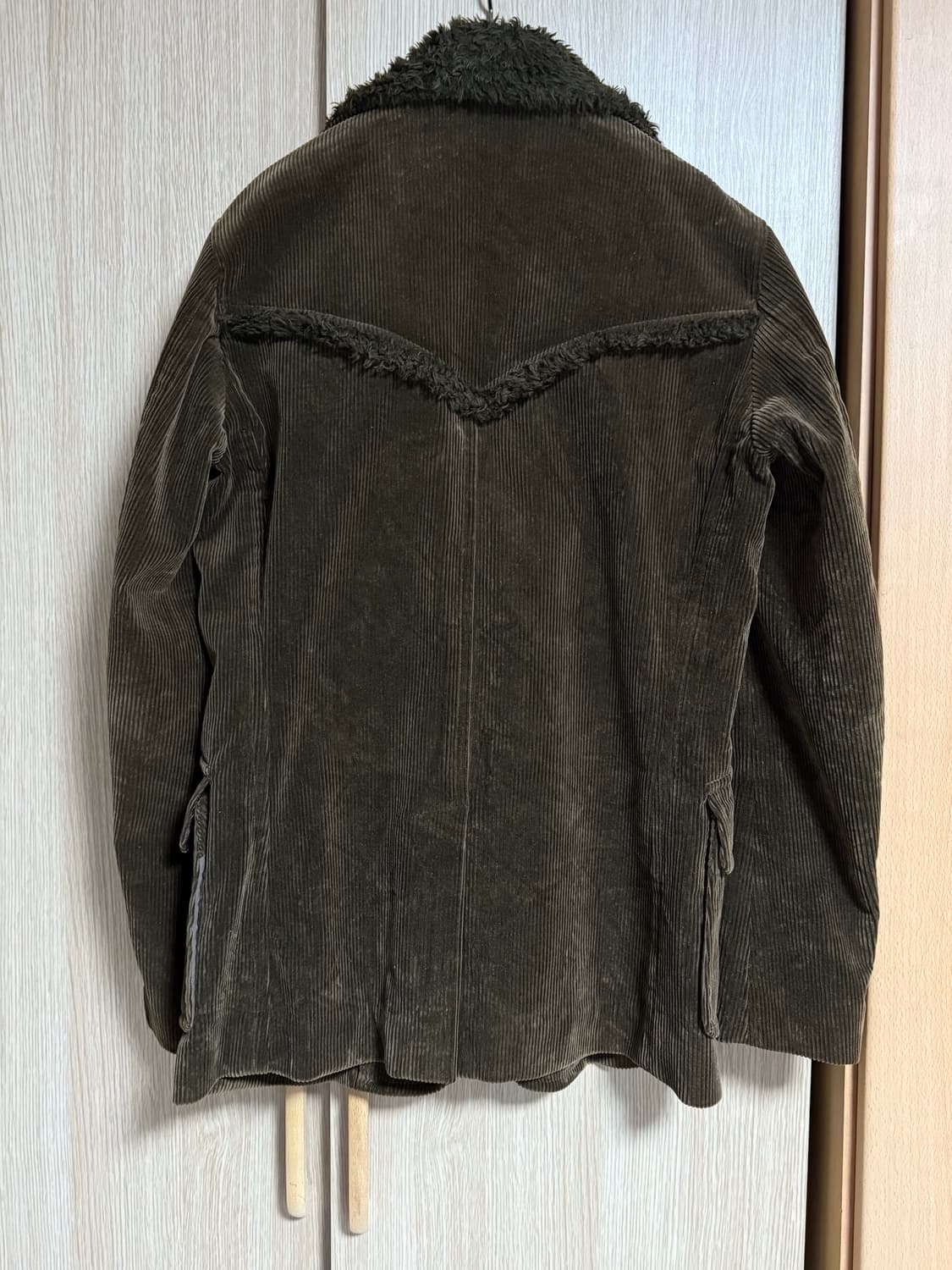 빈티지 올리브 코듀로이 자켓 상품이미지3