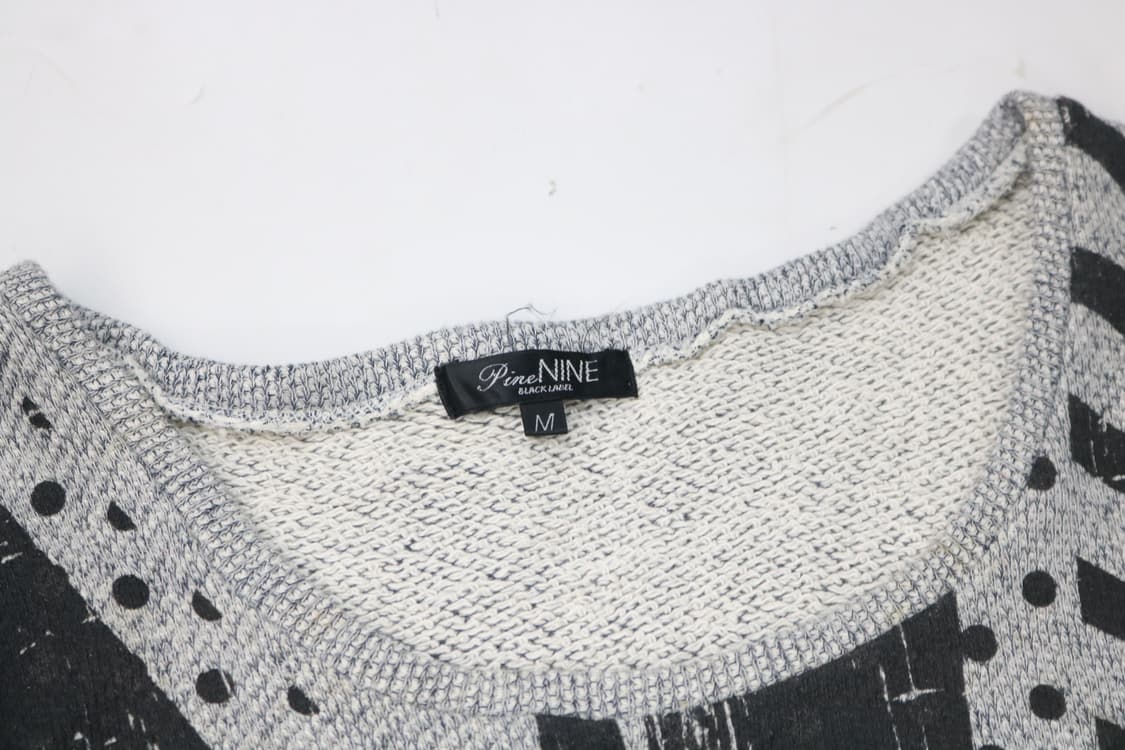 Pine NINE 파인나인 빈티지 유니언 잭 그래픽 스웨트셔츠 상품이미지5