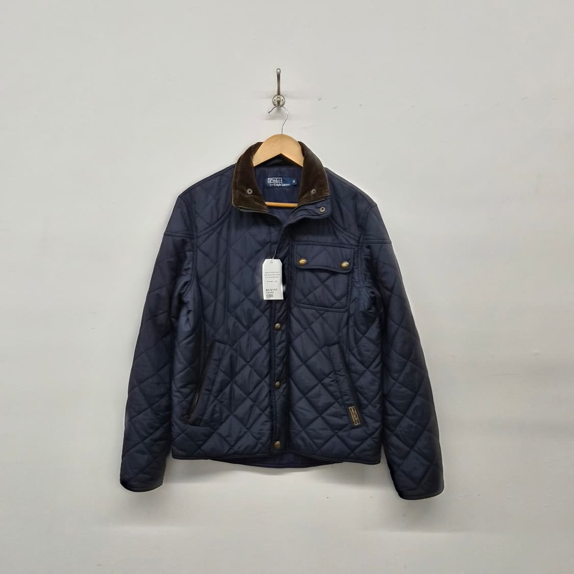 폴로 랄프로렌 네이비 퀼팅 자켓 남성 M 상품이미지1