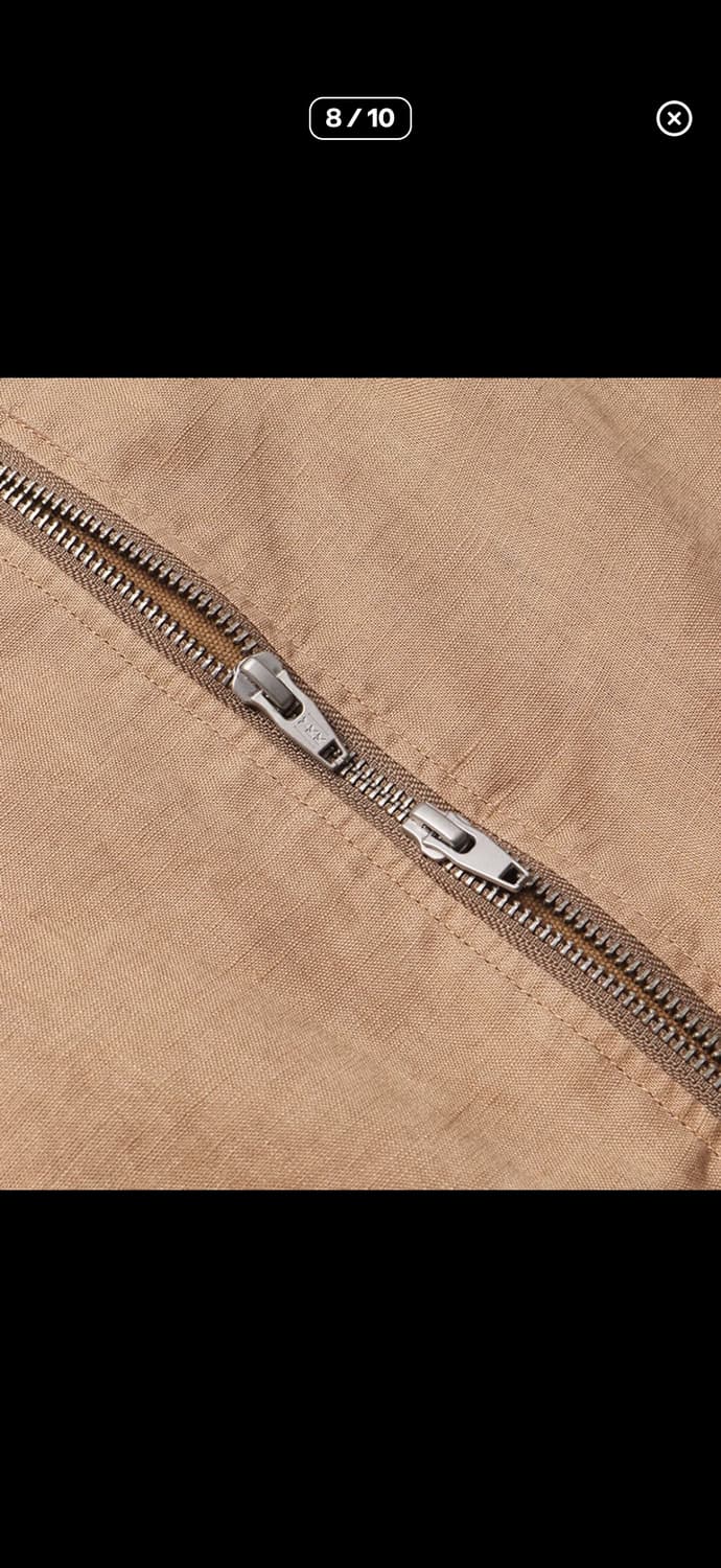 BEAMS - LINEN SINGLE RIDER JACKET 상품이미지5